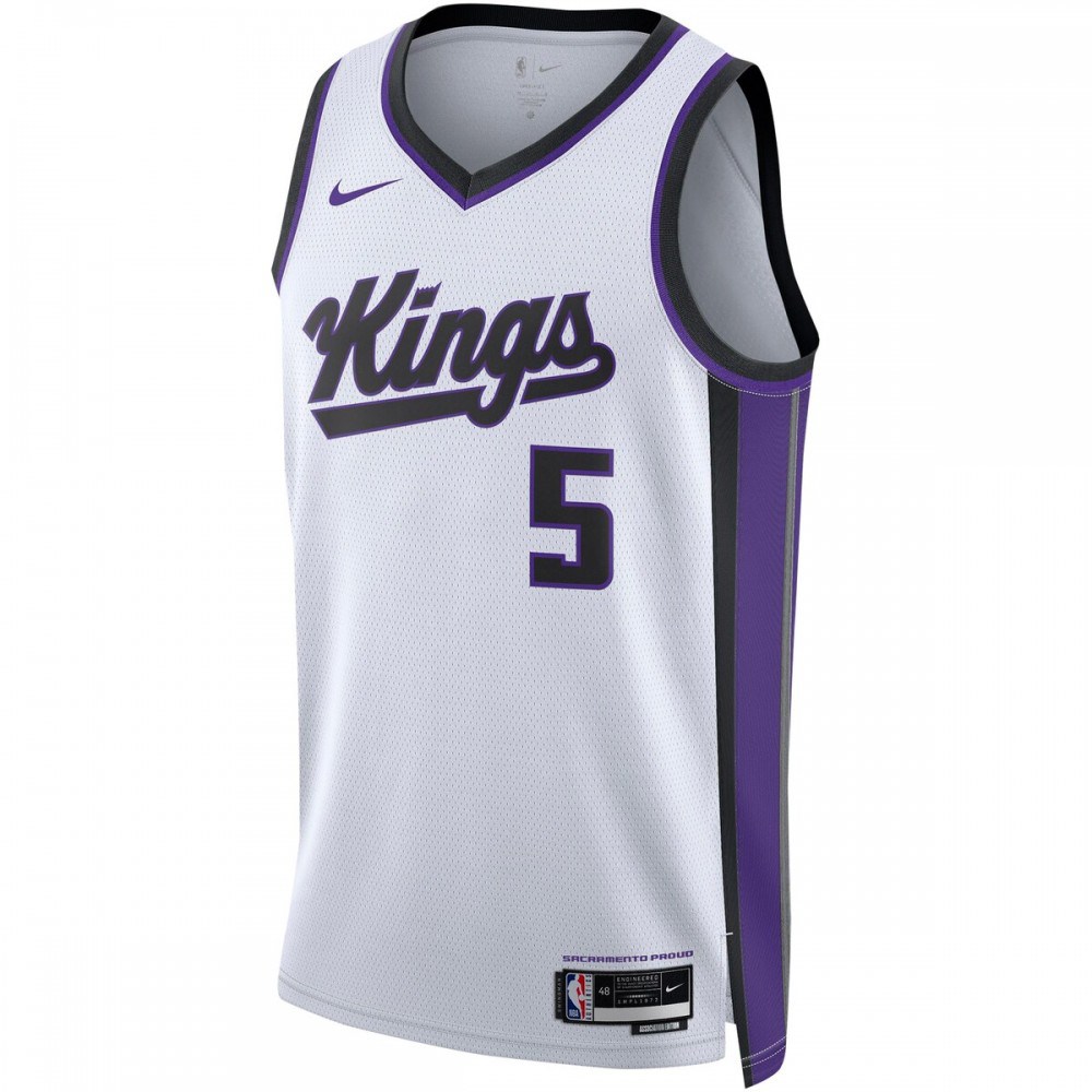 De'Aaron Fox Sacramento Kings Unisex Swingman Jersey - Association Edition - White-Pro Kit Vault | Brand New 26/27 Sports Jerseys
